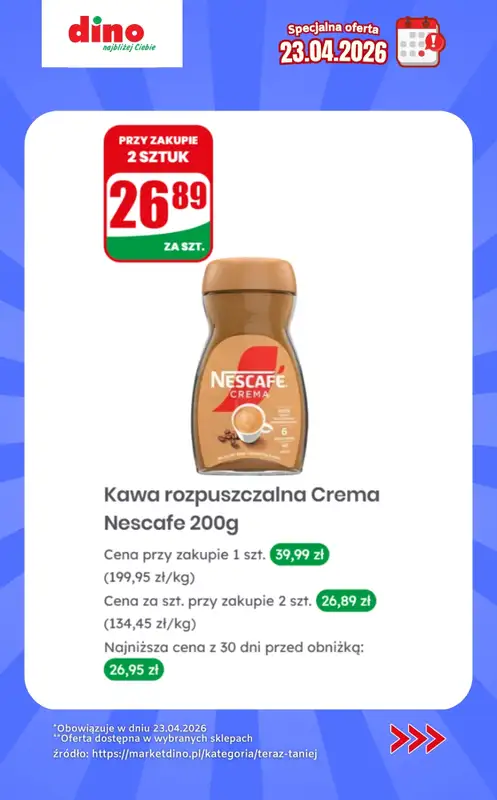 Dino - gazetka promocyjna Specjalna oferta na 23.04.2026 - promocje spoza gazetki od czwartku 23.04 do czwartku 23.04 - strona 6