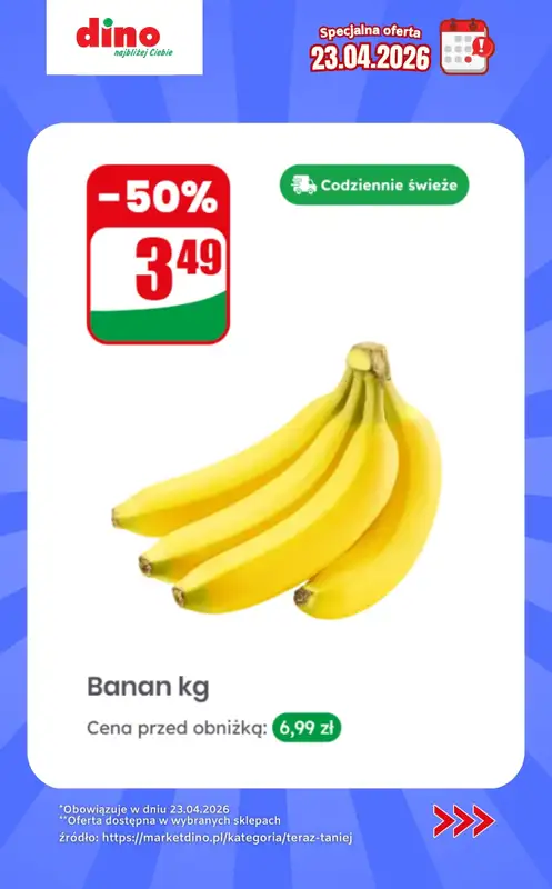 Dino - gazetka promocyjna Specjalna oferta na 23.04.2026 - promocje spoza gazetki od czwartku 23.04 do czwartku 23.04 - strona 2
