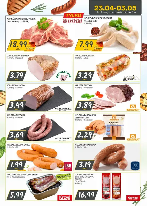 Słoneczko - gazetka promocyjna Gazetka od czwartku 23.04 do niedzieli 03.05 - strona 2