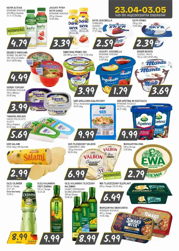 Słoneczko - gazetka promocyjna Gazetka od czwartku 23.04 do niedzieli 03.05 - strona 4
