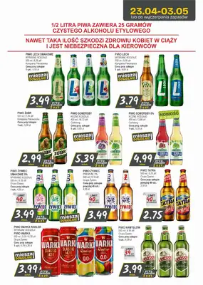 Słoneczko - gazetka promocyjna Gazetka od czwartku 23.04 do niedzieli 03.05 - strona 11