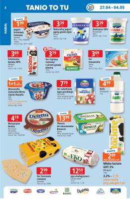 Leclerc - gazetka promocyjna Oferta E.Leclerc I Tanio to tu! od poniedziałku 27.04 do poniedziałku 04.05 - strona 2