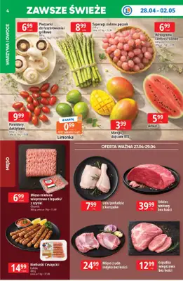 Leclerc - gazetka promocyjna Oferta E.Leclerc I Tanio to tu! od poniedziałku 27.04 do poniedziałku 04.05 - strona 4