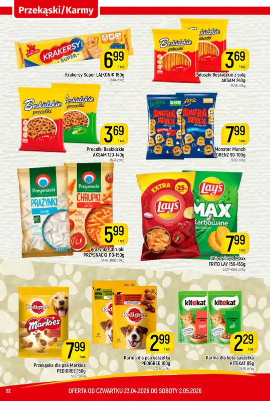 Delikatesy Piotruś Pan - gazetka promocyjna Gazetka od czwartku 23.04 do soboty 02.05 - strona 22