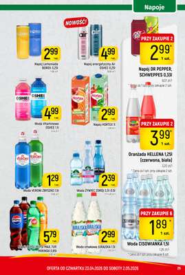 Napój PEPSI, PEPSI MAX, 7UP, MIRINDA 0,85l