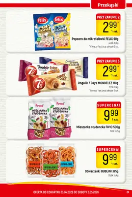 Delikatesy Piotruś Pan - gazetka promocyjna Gazetka od czwartku 23.04 do soboty 02.05 - strona 23