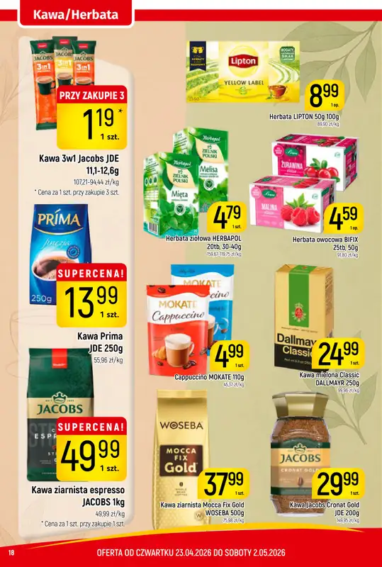 Delikatesy Piotruś Pan - gazetka promocyjna Gazetka od czwartku 23.04 do soboty 02.05 - strona 18