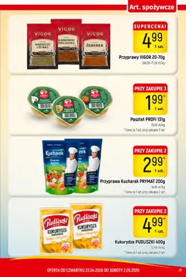 Delikatesy Piotruś Pan - gazetka promocyjna Gazetka od czwartku 23.04 do soboty 02.05 - strona 17