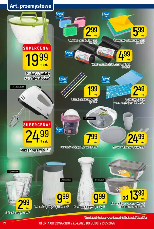 Delikatesy Piotruś Pan - gazetka promocyjna Gazetka od czwartku 23.04 do soboty 02.05 - strona 26