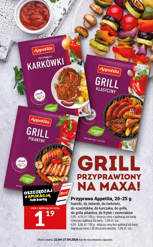 Twój Market - gazetka promocyjna Najlepsze Grillove Dodatki od czwartku 23.04 do poniedziałku 27.04 - strona 4