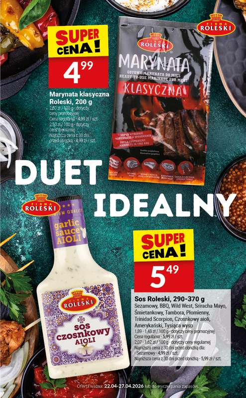 Twój Market - gazetka promocyjna Najlepsze Grillove Dodatki od czwartku 23.04 do poniedziałku 27.04 - strona 3