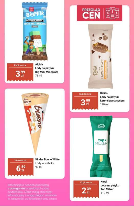 Dino - gazetka promocyjna Lody - przegląd cen od czwartku 23.04 do wtorku 28.04 - strona 2