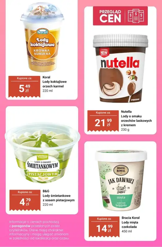 Dino - gazetka promocyjna Lody - przegląd cen od czwartku 23.04 do wtorku 28.04 - strona 4