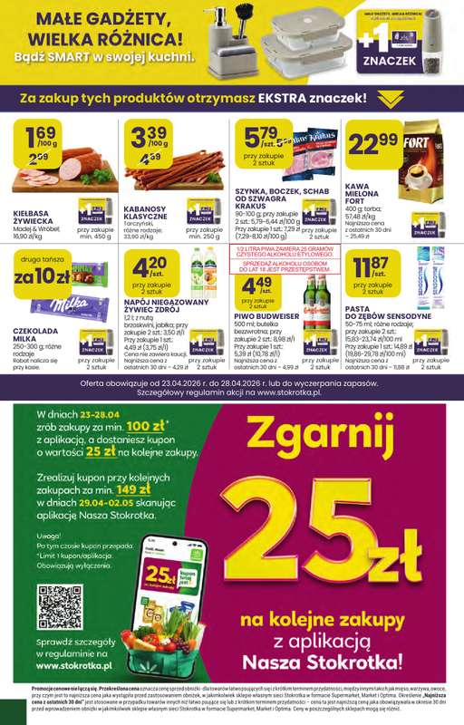 Stokrotka - gazetka promocyjna Gazetka Market od czwartku 23.04 do wtorku 28.04 - strona 21