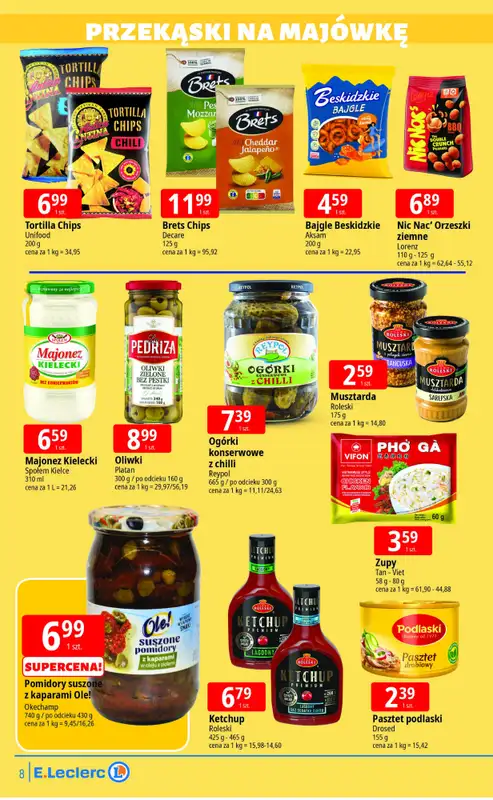 Leclerc - gazetka promocyjna Oferta Lublin Zana od poniedziałku 27.04 do soboty 02.05 - strona 8