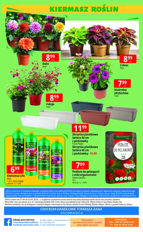 Leclerc - gazetka promocyjna Oferta Lublin Zana od poniedziałku 27.04 do soboty 02.05 - strona 16