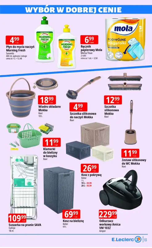 Leclerc - gazetka promocyjna Oferta Lublin Zana od poniedziałku 27.04 do soboty 02.05 - strona 13