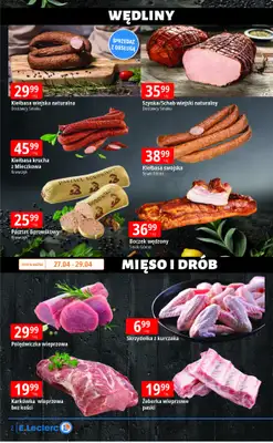 Leclerc - gazetka promocyjna Oferta Lublin Zana od poniedziałku 27.04 do soboty 02.05 - strona 2