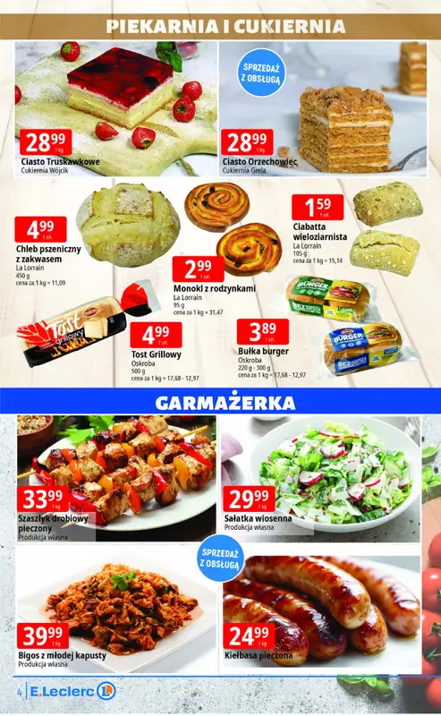Leclerc - gazetka promocyjna Oferta Lublin Zana od poniedziałku 27.04 do soboty 02.05 - strona 4