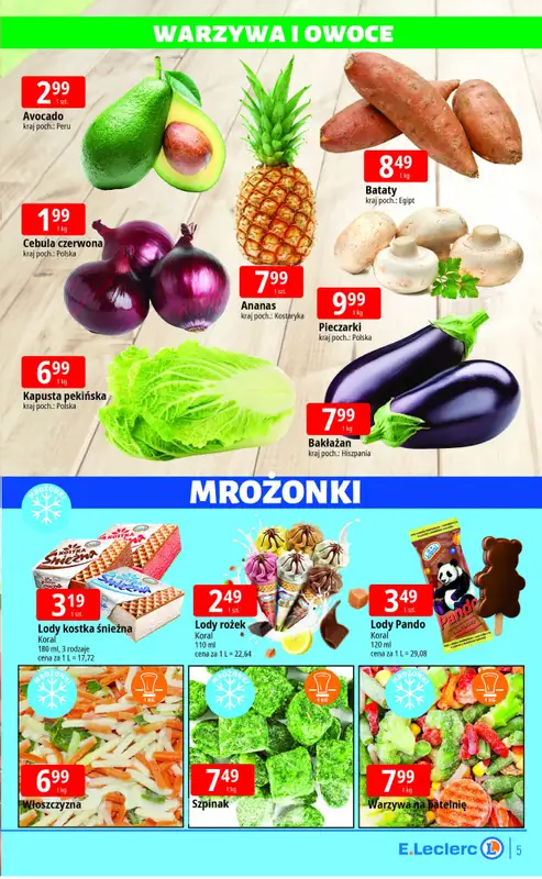 Leclerc - gazetka promocyjna Oferta Lublin Zana od poniedziałku 27.04 do soboty 02.05 - strona 5