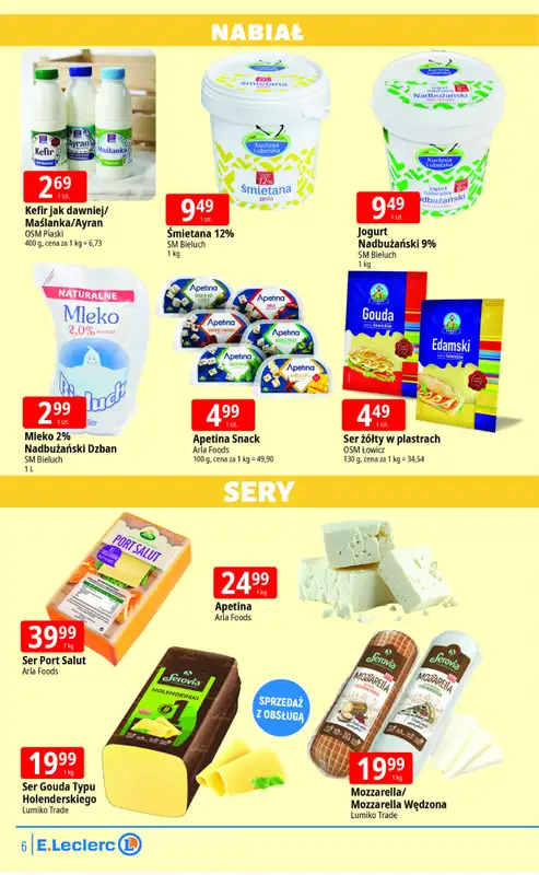 Leclerc - gazetka promocyjna Oferta Lublin Zana od poniedziałku 27.04 do soboty 02.05 - strona 6