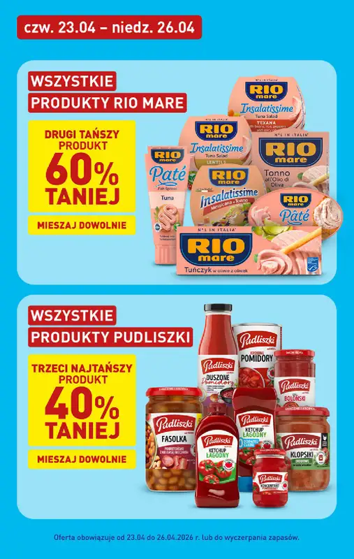 Aldi - gazetka promocyjna Wybieram Aldi na tani weekend! od czwartku 23.04 do niedzieli 26.04 - strona 2