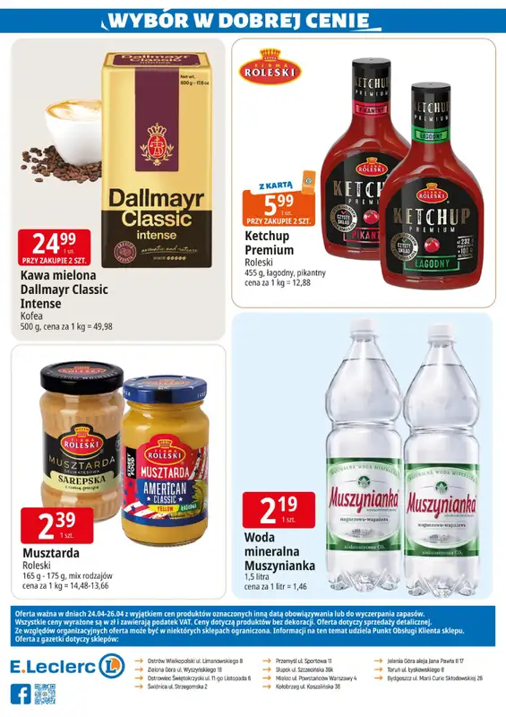 Leclerc - gazetka promocyjna Oferta weekendowa od piątku 24.04 do niedzieli 26.04 - strona 2