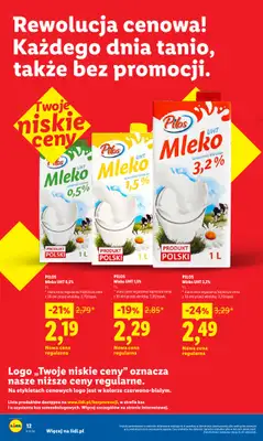 Lidl - gazetka promocyjna Rewolucja Cenowa!  do piątku 01.05 - strona 12