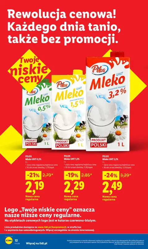 Lidl - gazetka promocyjna Rewolucja Cenowa!  do piątku 01.05 - strona 12