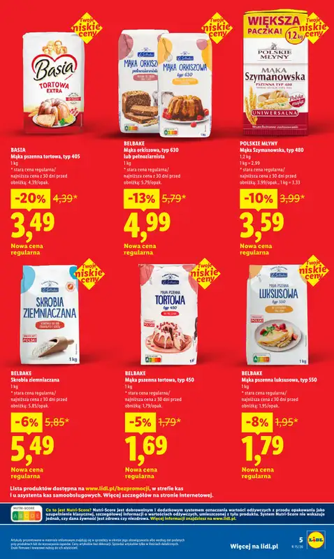 Lidl - gazetka promocyjna Rewolucja Cenowa!  do piątku 01.05 - strona 5