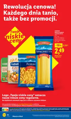 Lidl - gazetka promocyjna Rewolucja Cenowa!  do piątku 01.05 - strona 10