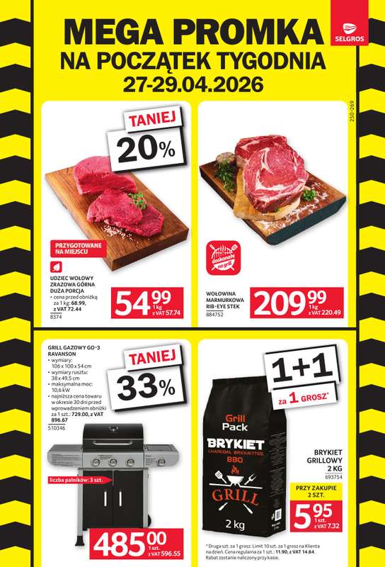 Selgros - gazetka promocyjna Mega promka od poniedziałku 27.04 do środy 06.05