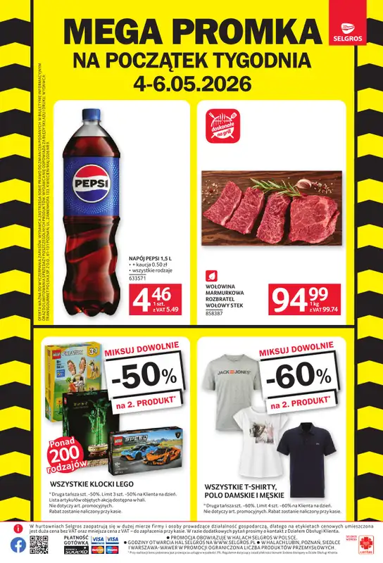 Selgros - gazetka promocyjna Mega promka od poniedziałku 27.04 do środy 06.05 - strona 2