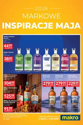 Makro - gazetka promocyjna Katalog Markowe inspiracje Maja od wtorku 28.04 do poniedziałku 11.05