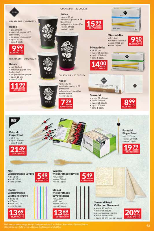 Makro - gazetka promocyjna Katalog Markowe inspiracje Maja od wtorku 28.04 do poniedziałku 11.05 - strona 43