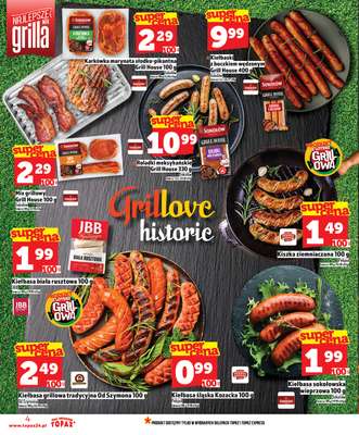 TOPAZ - gazetka promocyjna Nowa gazetka od czwartku, 30.04. od czwartku 30.04 do środy 06.05 - strona 4