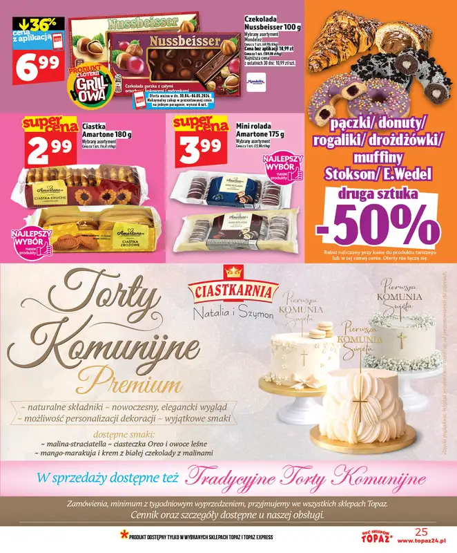 TOPAZ - gazetka promocyjna Nowa gazetka od czwartku, 30.04. od czwartku 30.04 do środy 06.05 - strona 25