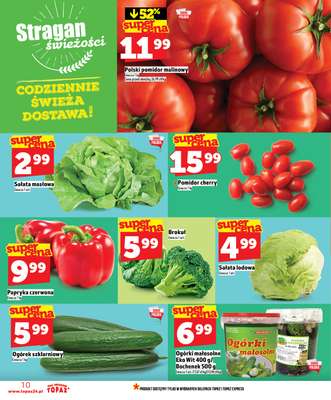 TOPAZ - gazetka promocyjna Nowa gazetka od czwartku, 30.04. od czwartku 30.04 do środy 06.05 - strona 10