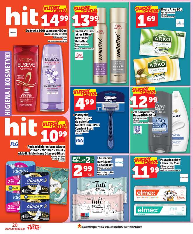 TOPAZ - gazetka promocyjna Nowa gazetka od czwartku, 30.04. od czwartku 30.04 do środy 06.05 - strona 28