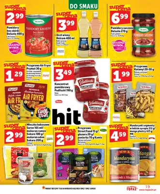 TOPAZ - gazetka promocyjna Nowa gazetka od czwartku, 30.04. od czwartku 30.04 do środy 06.05 - strona 19