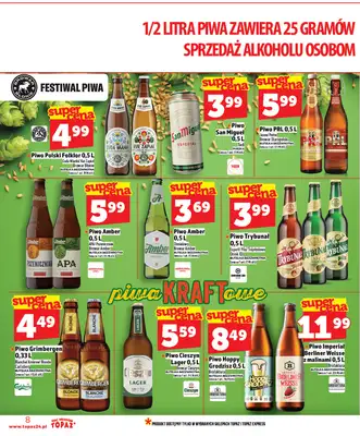 TOPAZ - gazetka promocyjna Nowa gazetka od czwartku, 30.04. od czwartku 30.04 do środy 06.05 - strona 8