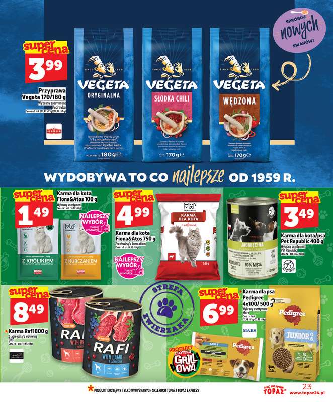 TOPAZ - gazetka promocyjna Nowa gazetka od czwartku, 30.04. od czwartku 30.04 do środy 06.05 - strona 23
