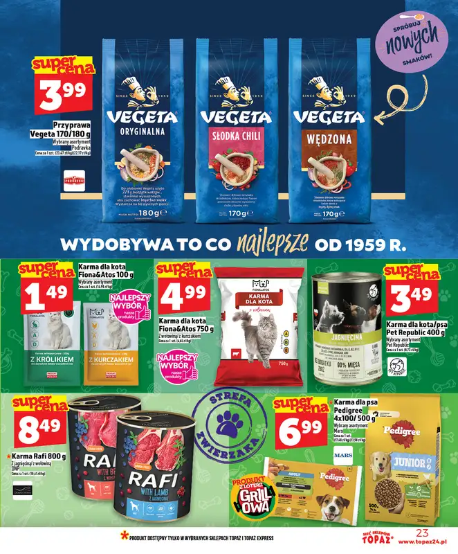 TOPAZ - gazetka promocyjna Nowa gazetka od czwartku, 30.04. od czwartku 30.04 do środy 06.05 - strona 23