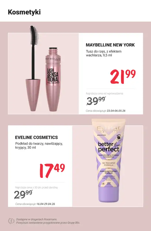 Rossmann - gazetka promocyjna MEGA PROMOCJE od czwartku 23.04 do środy 29.04 - strona 2