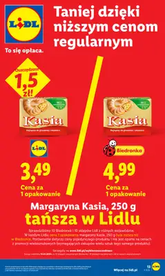 Lidl - gazetka promocyjna Oferta od czwartku od czwartku 23.04 do niedzieli 26.04 - strona 13