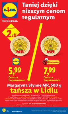 Lidl - gazetka promocyjna Oferta od czwartku od czwartku 23.04 do niedzieli 26.04 - strona 22