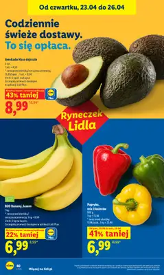 Lidl - gazetka promocyjna Oferta od czwartku od czwartku 23.04 do niedzieli 26.04 - strona 42