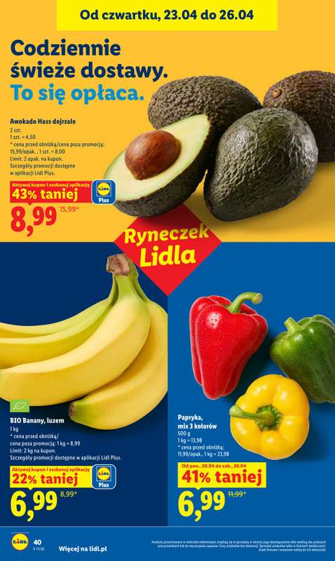 Lidl - gazetka promocyjna Oferta od czwartku od czwartku 23.04 do niedzieli 26.04 - strona 42