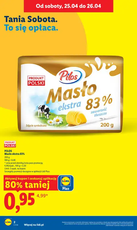 Lidl - gazetka promocyjna Oferta od czwartku od czwartku 23.04 do niedzieli 26.04 - strona 2