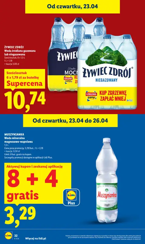 Lidl - gazetka promocyjna Oferta od czwartku od czwartku 23.04 do niedzieli 26.04 - strona 34